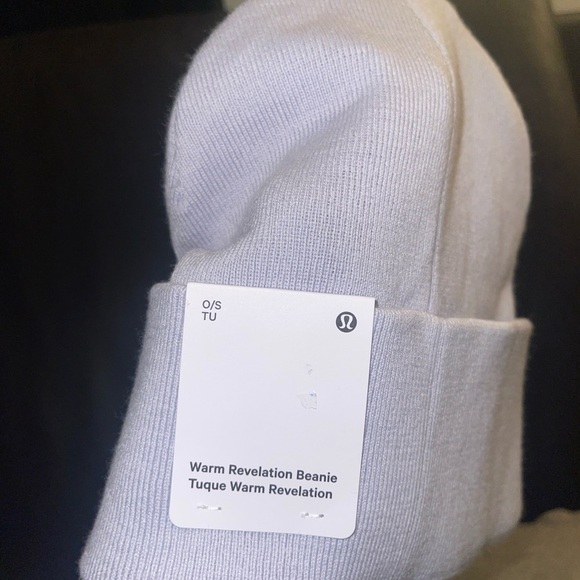 Lululemon Warm Revelation Beanie Hat Serene Blue/Sunburst Orange One Size Unisex main image 6